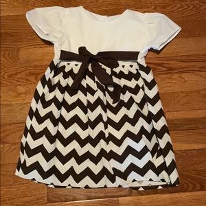 Designer zigzag dress